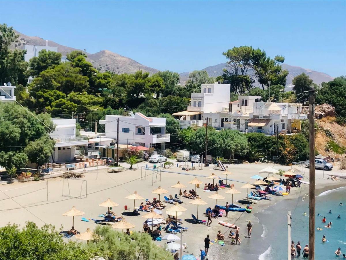 Beach Front Condo South Crete Kalí Limenes Exterior foto